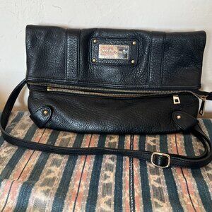 Black Crossbody Purse with Gold Chain
